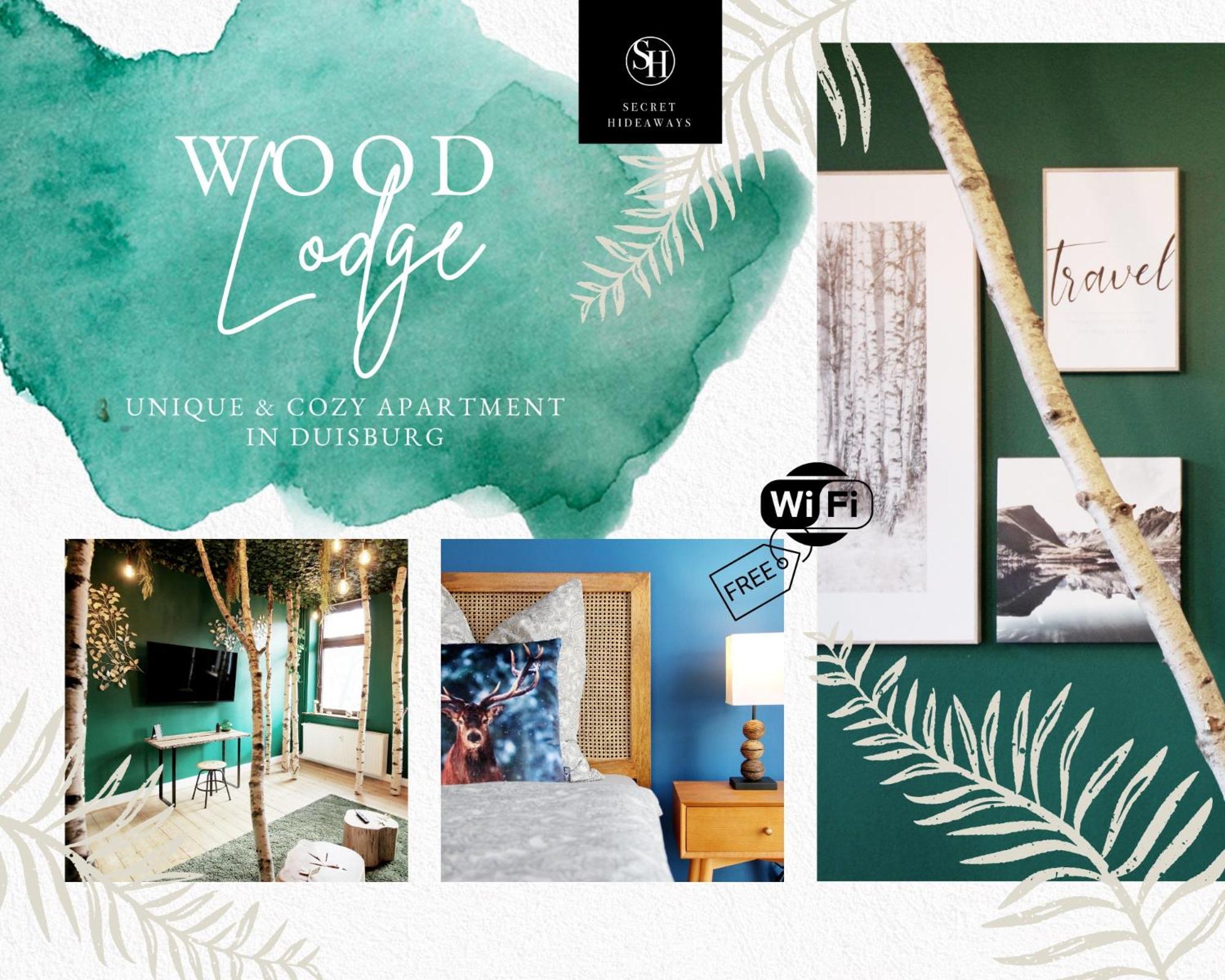 Secret Hideaways Wood Lodge Mit Kinderzimmer Messe L City L Flughafen L Hbf دوسبرغ المظهر الخارجي الصورة